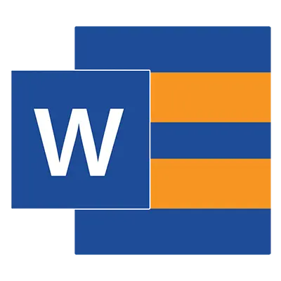 Multicolor Microsoft Word logo