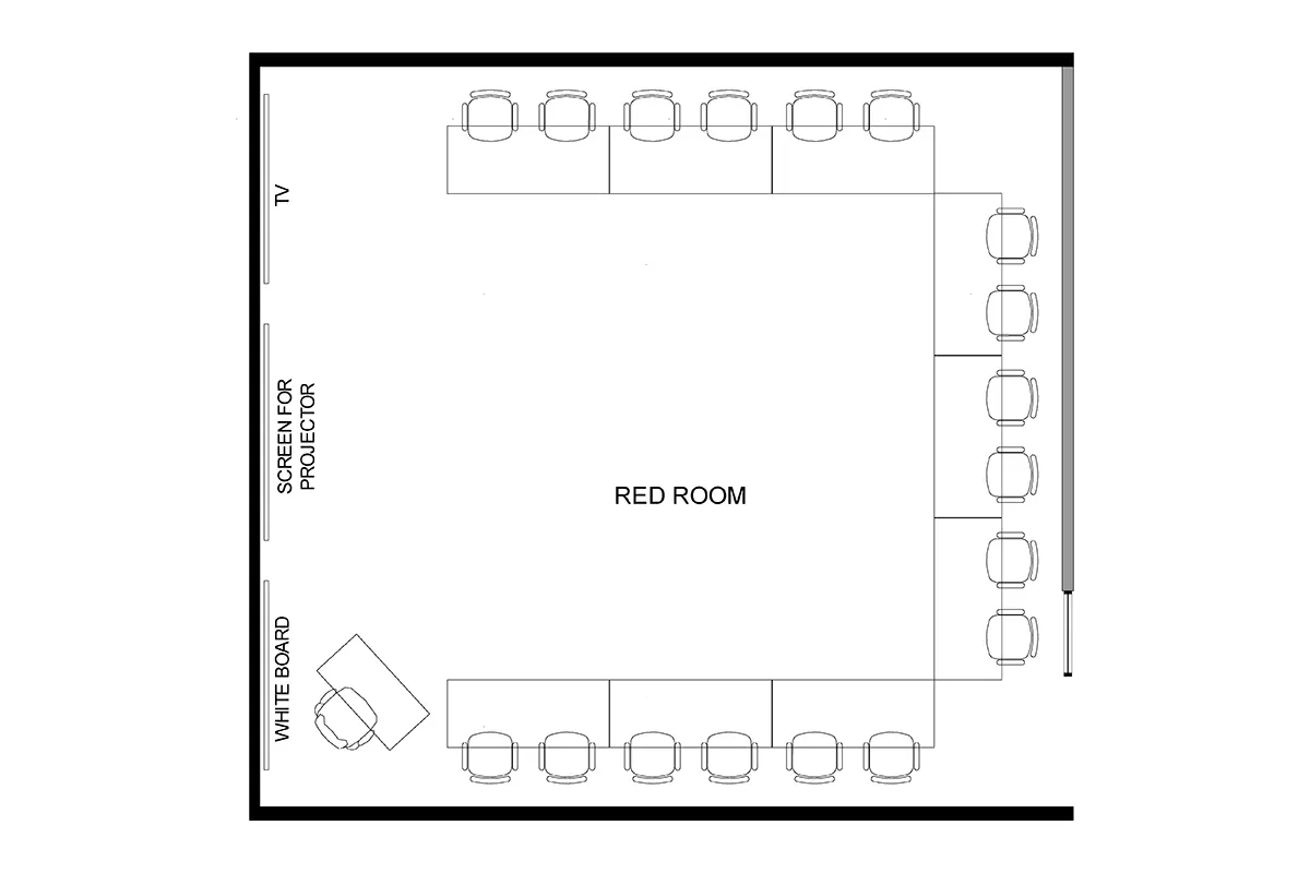 The boardroom/u-shape layout