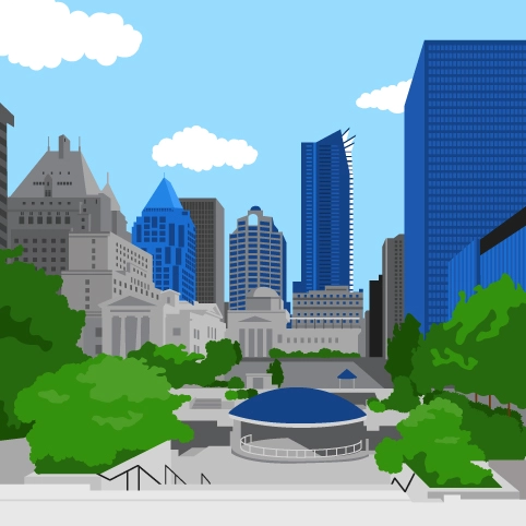 Image showing buildings in downtown Vancouver, BC